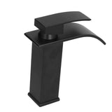 G1/2 Mixer Water Tap Basin Sink Faucet with Long Handle for Bathroom Hotel Homestay Black V1294-YM0710-3112210077011