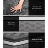 Giselle Bedding 34cm Mattress Double Layer Pocket Spring King MATTRESS-MINI-PS-K