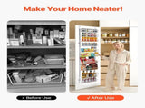 10-Tier Over the Door Pantry Organizer Hanging Storage Rack Adjustable V952-MGCCJ10CBS0009SB7V0