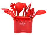 13Pcs Silicone Cooking Utensils Set Non Stick Spatula Shovel Wooden Handle Cooking Tools Set Kitchen V1294-YM0523-3118210305811