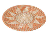 Round Grass Wall Ornaments 35cm Diameter Hand Knitting Hanging Woven Wall Baskets for Living Room V1294-YM0703-3115230050711