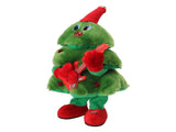 Electric Christmas Tree Plush Toy 8 Songs Continuous Play Glowing Swinging Singing Dancing Cute V1294-YM0718-3115220091312