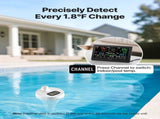 7-in-1 Wi-Fi Weather Station with APP, 190.5 mm Display, Wireless Solar Powered Outdoor Sensor, with V952-TYNQXZWIFI75Q7O2N001V3