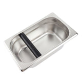 Large Coffee Knock Box Stainless Steel Coffee Grounds Container Residue Bucket Waste BinRetangular V1294-YM0901-3118210166111