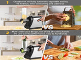 Electric Cheese Grater, 250W 5-in-1 Professional Cheese Grater Electric Vegetable, Electric V1192-AZ-W-10103
