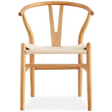 Anemone Set of 2 Wishbone Dining Chair Beech Timber Replica Hans Wenger Natural V315-VOD-WISH-01-2PC-KIT