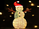 Jingle Jollys Christmas Lights 97cm Snowman 80 LED Decorations XMAS-MOT-SNOW-3FT-MC
