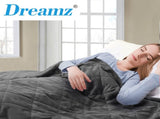 DreamZ 9KG Adults Size Anti Anxiety Grey Double BK1008-D-GR