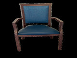 Harvey Dining Chair Stackable w Faux Leather Seat 95cm V637-13601