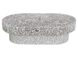 FLORAL MOTHER OF PEARL COFFEE TABLE V742-VC1