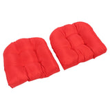 2pcs Outdoor Cushions Tufted Patio Furniture Cushions Thick Outdoor Seat Cushion U Shaped V1294-YM0901-3116250003311