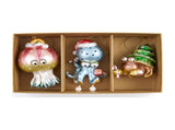 Christabelle 3 Sea Animal Christmas Ornaments Assorted Novelty Figures 7.5cm Xmas Tree Decorati 112_SHD2006