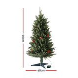 Jingle Jollys Mini Christmas Tree 90cm LED Xmas Tree Party Decorations XM-TR-MINI-3FT-LED