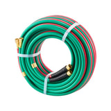 Oxygen Acetylene Hose, 1/4-Inch x 50FT Oxy Acetylene Hose with 9/16"-18 LH/RH B Fittings, R Grade V952-RJYYGHJRGMG5FNC9OV0