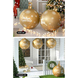 Jingle Jollys Christmas Inflatable Ball Bauble 60cm Outdoor Decoration Gold XMAS-INF-BAUBLE-GOLD