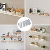 12X Floating Shelf Support Bracket,Hidden Brackets for Floating Wood Shelves-Blind Shelf V1369-AZ3-W-11510