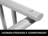 10 Holders Floor Bike Rack, 59" Length All-Steel Grid Bike Rack, 10-Bike Capacity Dual-Side Storage V952-TCJ-10C0000000001V0