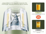 White Portable Automatic Rechargeable Blender Wireless Juicer Mini Ice Crusher for Smoothies & V888-ELOSUNG36617