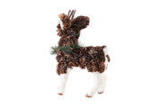 Xmas Deer Exquisite Cute Desktop Holiday Simulation Elk Figurine for Show Window V1294-YM0901-241008HL01-3