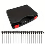 20PCS Galvanized Steel Camping Tent Pegs Ground Stakes for Hiking Outdoors V1308-DSZKI-211