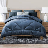 Luxor Australian Made All Season Ocean 400GSM Bamboo Blend Quilt King V535-400G-BAMBOO-QUILT-K-BLU