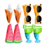8 Pcs Beach Towel Clips Cute Towel Clips for Chairs Beach Towel Holder Clothes Pegs Clothes Pins for V1366-AZ2-W-17744