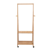 Artiss Clothes Rack Coat Stand 165x59cm Hanger Wheels BAM-B-HS05N-NT