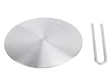 Stainless Steel Heat Diffuser Converter with Detachable Handle Round Induction Adapter Plate for Gas V1294-YM0901-3118240153914