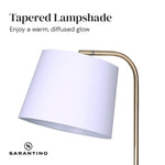 Sarantino Floor Lamp with Metal End Table LMP-MLM-50791-03