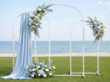 Wedding Arch Backdrop Stand Set of 3 Metal Wedding Arched Frame White, Easy to Assemble, Stable WESD-ARCH-3PC-WH