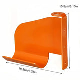 Wall Mounted Chainsaw and Grinder Storage Rack Iron Tool Hanger with Protective Orange Coating and V1370-AZ4-12001