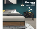 Artiss Bed Frame Metal Bed Frame Bed Base OSLO - King Single MBED-C-OSLO-KS-BK