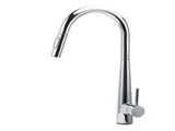 WELS Chrome 360 Swivel Pull Out Kitchen Tap Sink Mixer Faucet Spout 2 Way Outlet V1233-KRD5152CR