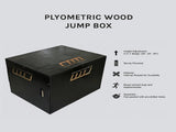 3 IN 1 Black Wood Plyo Games Plyometric Jump Box V63-822371