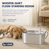 The Doggy Fountain, Quiet Floor-Standing Automatic Pet Fountain for Dogs & Cats, Cordless Dog V1107-136-09238