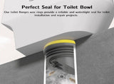 2PCS Toilet Flanges Wax Rings with Prevent Backflow Valve V1369-AZ3-W-11794