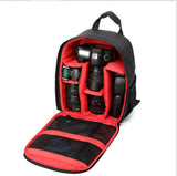 Red Lining Water-Resistant DSLR Camera Backpack with Tripod Holder, Lightweight and Spacious V888-ELOSUNG17231
