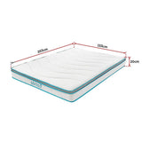 Queen 20cm Hybrid Mattress Memory Foam and Innerspring Support V63-821871