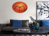 Creative Ball Clock Acrylic Round Clock in Orange for Indoor and Outdoor Decoration V1192-AZ-W-22517
