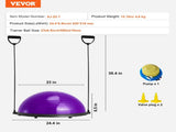 Half Exercise Ball Trainer, 23 inch Balance Ball Trainer, 660lbs Stability Ball, Yoga Ball with V952-PHXLQZS58CMBS50Z7V0