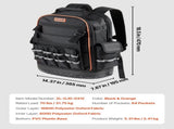 Tool Backpack, 64 Pockets, Heavy-duty Tools Storage Organizer Work Bags with Laptop Compartment & V952-GJBB1416INCHEILMT001V0