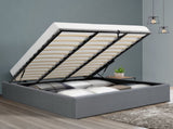 Artiss Bed Frame King Size Gas Lift Base Grey TOKI BFRAME-E-TOKI-K-GY-AB
