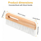 Concrete Brush Water-Resistant, Acid- & Alkali-Resistant, Scratch-Free, Ideal for Tile Grout, V1366-AZ2-W-15118