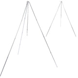 4 Section Campfire Tripod Portable Aluminum Alloy Hanging Pot Tripod for Outdoor V1294-YM0523-3111210336011