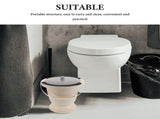 Portable Plastic Bedside Urinal with Handle and Odor Containment Lid for Easy Use and V1370-AZ4-08664