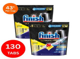 Finish Ultimate Pro x 130 Lemon Dishwasher Tablets FINISH-3163408X2