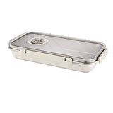 Bread Storage Container Stainless Steel Dishwasher Safe Time Recording Bread Keeper with Airtight V1294-YM0901-3118260018111