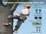 Tree Climbing Spikes Set, Height-Adjustable Tree Climbing Gear with Straps & Spike Protectors, 159 V952-XPSZZZHKQMFHLDHFU002V0