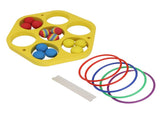 Ring Throw Pool Game Toy EVA Floating Foam with Balls for Kids Adults Water Sports Outdoor Party V1294-YM0703-3111230073111