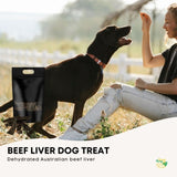 2Kg Dog Treat Beef Liver Pieces - Dehydrated Australian Healthy Puppy Chew V238-SUPDZ-40310980313168